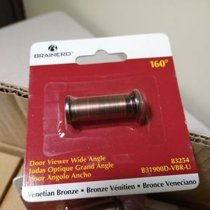 Peephole 160 degrees wide angle view Bronze